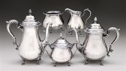 Appraisal: Five piece sterling silver coffee and tea service th th