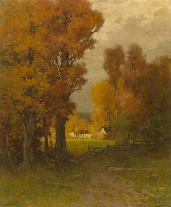 Appraisal: Edward Loyal Field American - A Day in November oil