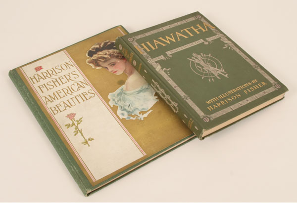 Appraisal: Two books with illustrations by Harrison Fisher including The Song