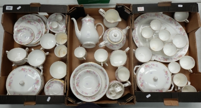 Appraisal: A large collection of Duchess floral pattern dinnerware to include