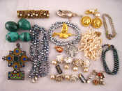 Appraisal: A mixed lot of costume and white metal tests silver