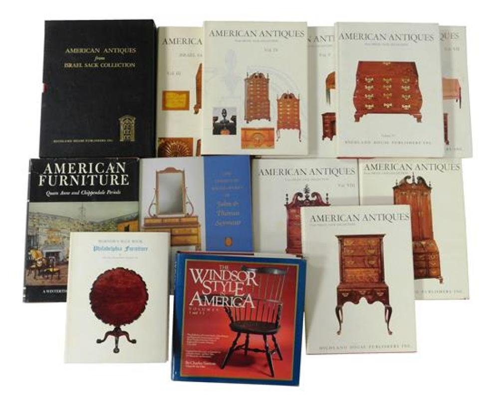 Appraisal: BOOKS Volumes - American Antiques from the Israel Sack Collection