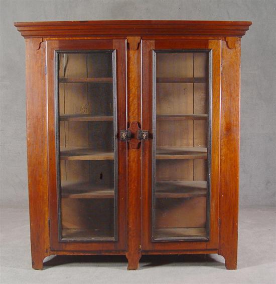 Appraisal: Screened Pie Safe Late th Century Walnut Some applied molding