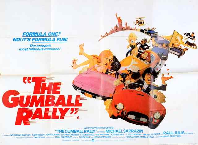 Appraisal: THE GUMBALL RALLY Warner Brothers comedy starring Michael Sarrazin British