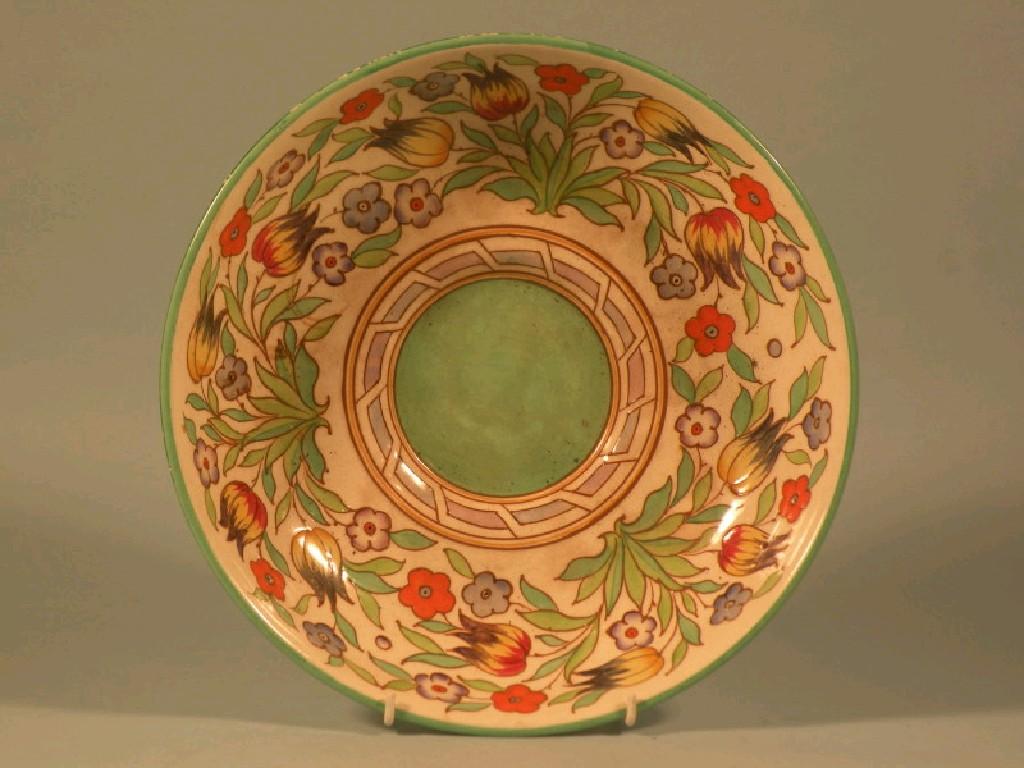 Appraisal: A Burleighware bowl decorated by Charlotte Rhead with a design