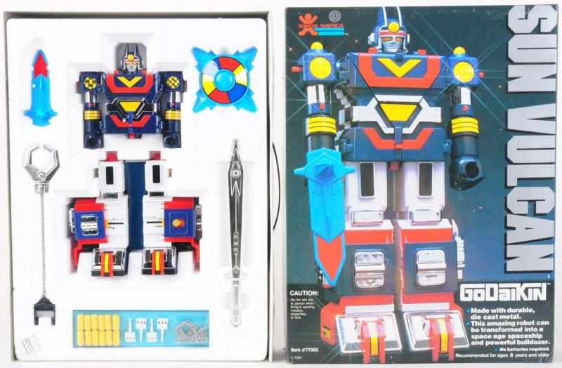 Appraisal: Godaikin Sun Vulcan DX Bandai Early Sentai style Godaikin Sun