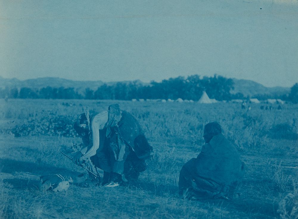 Appraisal: Edward Curtis Offering Pipe to the Skull - Cheyenne Edward