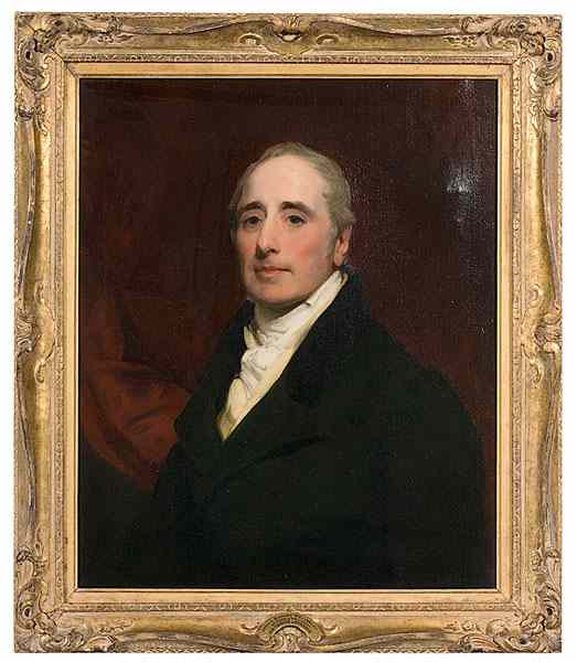 Appraisal: After Thomas Lawrence British - Portrait of Sir Richard Wellesley