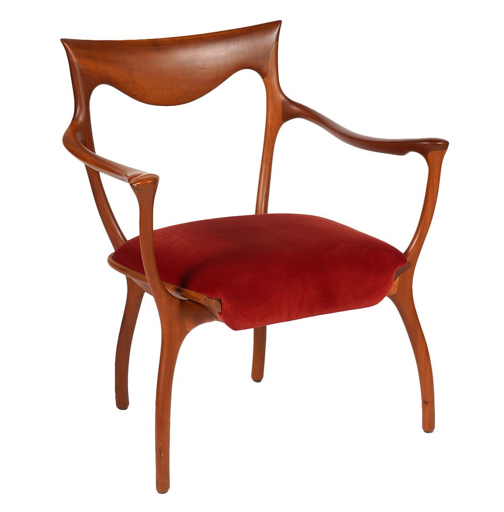 Appraisal: Ceccotti Italian Hypnos Structured Arm Chair Ceccotti Italian Hypnos structured