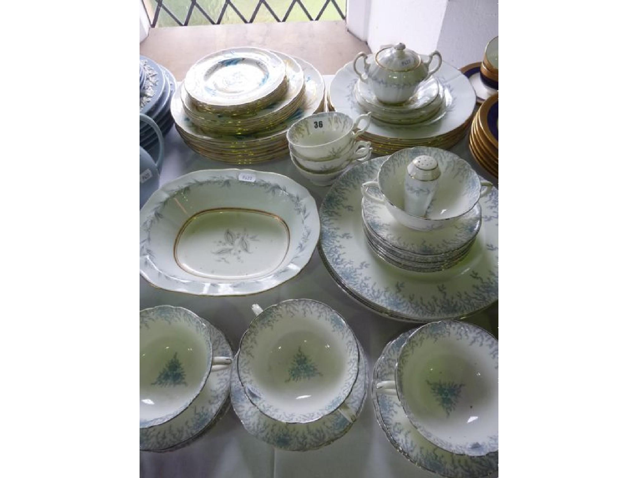 Appraisal: A quantity of Coalport 'Sincerity' tea and dinnerwares comprising four