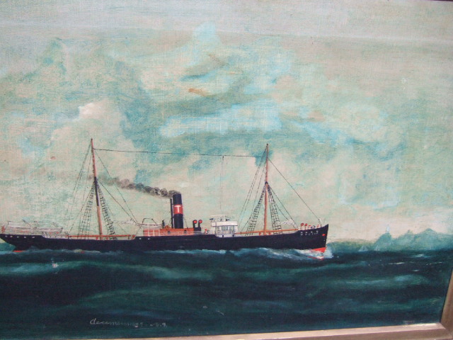 Appraisal: A R late th century The Steamship 'Tropic' oil on