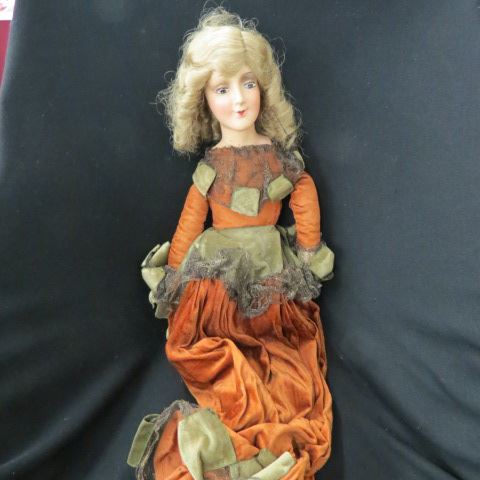 Appraisal: Antique Fashion Style Doll composition all original