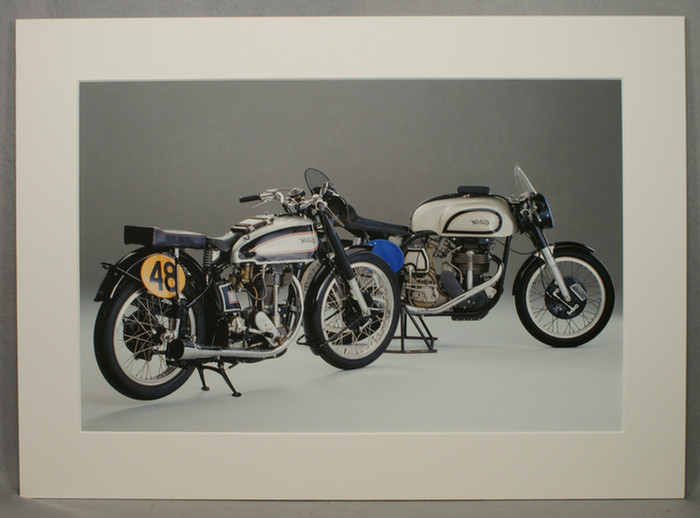 Appraisal: Norton Manx Evolution high quality giclee print on museum paper