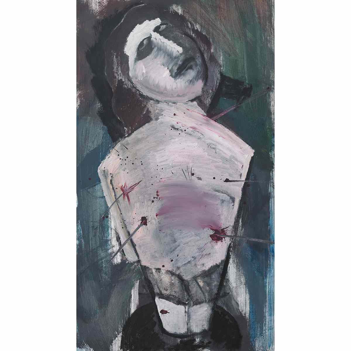 Appraisal: Keith Vaughan - British MARTYRDOM OF ST SEBASTIAN Mixed-media on