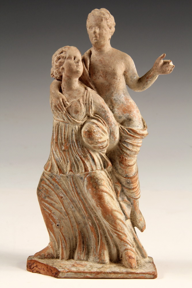 Appraisal: ROMAN POTTERY OFFERING - Figural Grave Fetish in the form