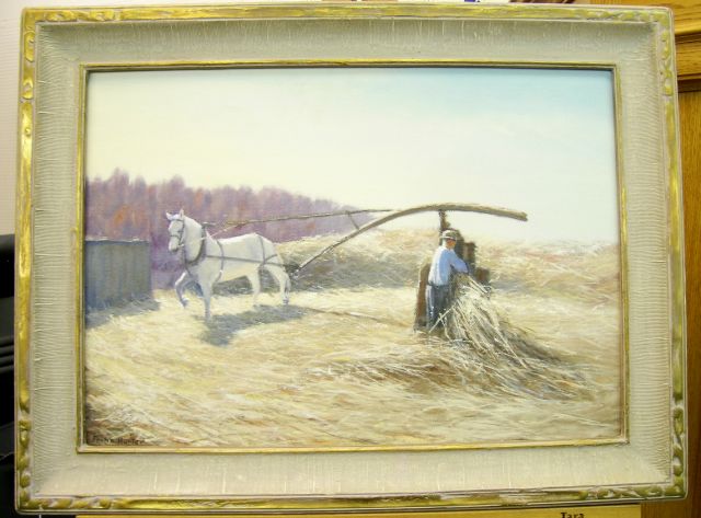 Appraisal: Frank Baldwin Hunter IN - x Oil on Board Signed