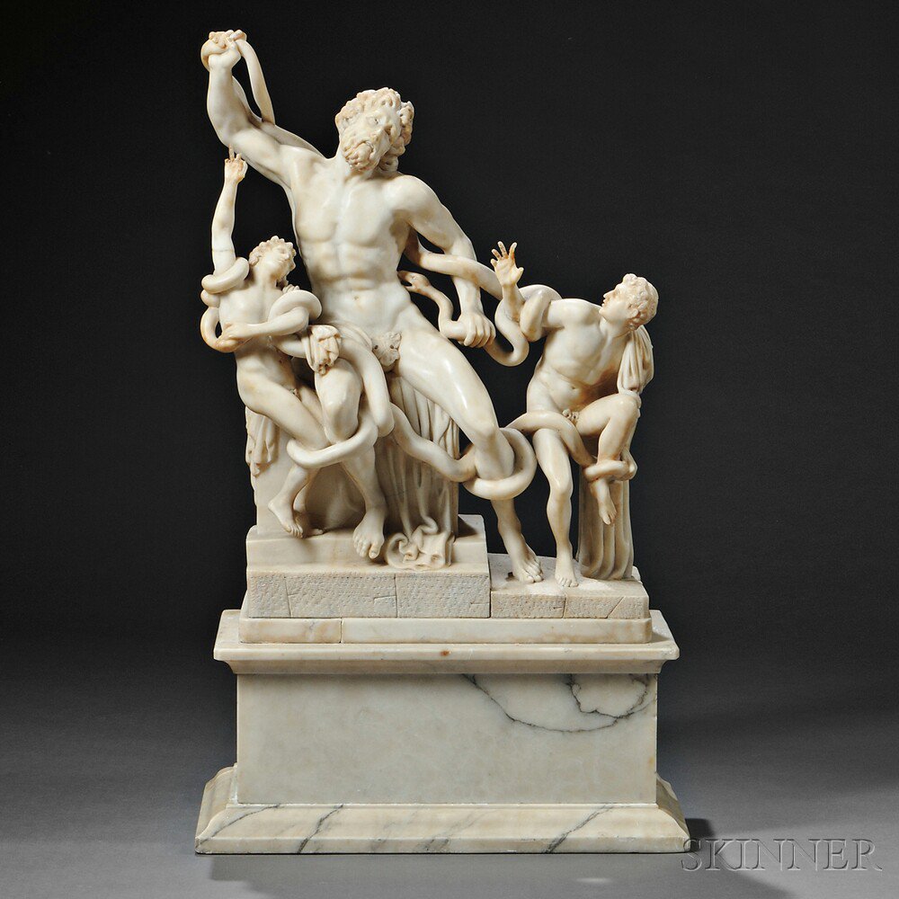 Appraisal: Italian School Late th Early th Century Alabaster Sculpture of