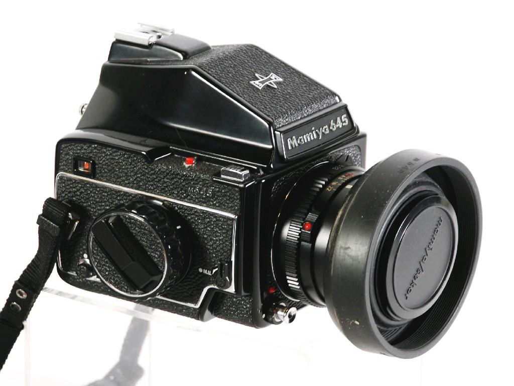 Appraisal: MAMIYA M SLR ROLL FILM CAMERA with prism finder and