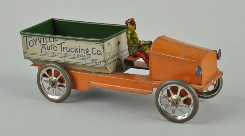 Appraisal: Mohawk Tin Litho Toyville Truck Separate tin litho driver marked