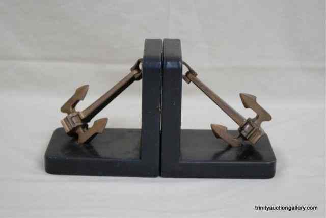 Appraisal: Vintage Pair of Anchor Bookends - SakowitzThis is a very