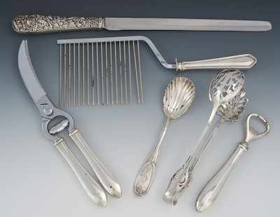 Appraisal: Six Sterling Silver Utensils by Kirk Stieff Watson Webster and