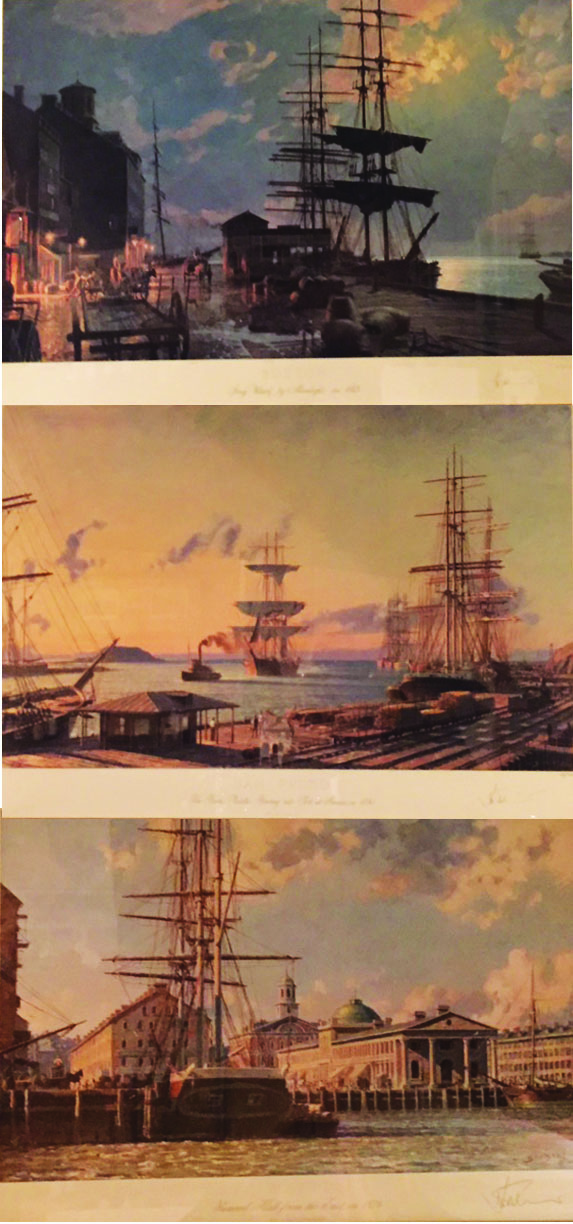 Appraisal: THREE MARITIME PRINTS JOHN STOBART B Limited edition color lithographs