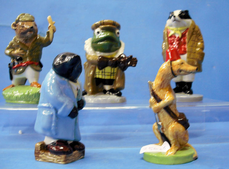 Appraisal: Wade Figures from the Wind in the Willows Series comprising