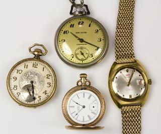 Appraisal: Collection of watches and vintage jewelry Collection of watches and