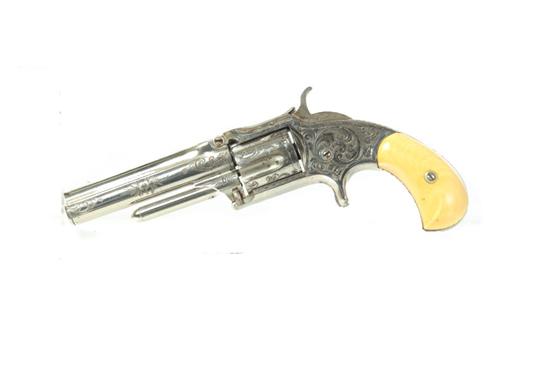 Appraisal: SMITH WESSON MODEL SECOND ISSUE REVOLVER caliber five-shot rimfire Plated