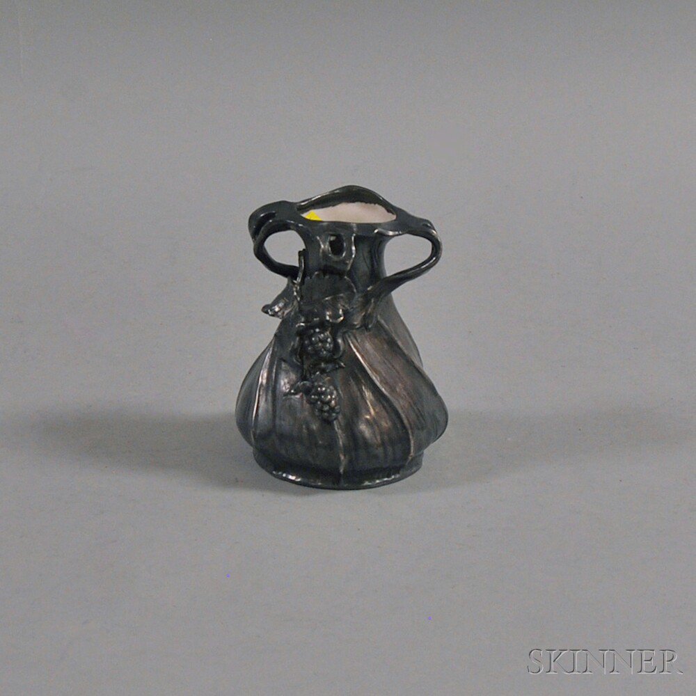 Appraisal: Small Heliosine-style Art Nouveau Vase possibly Austria early th century