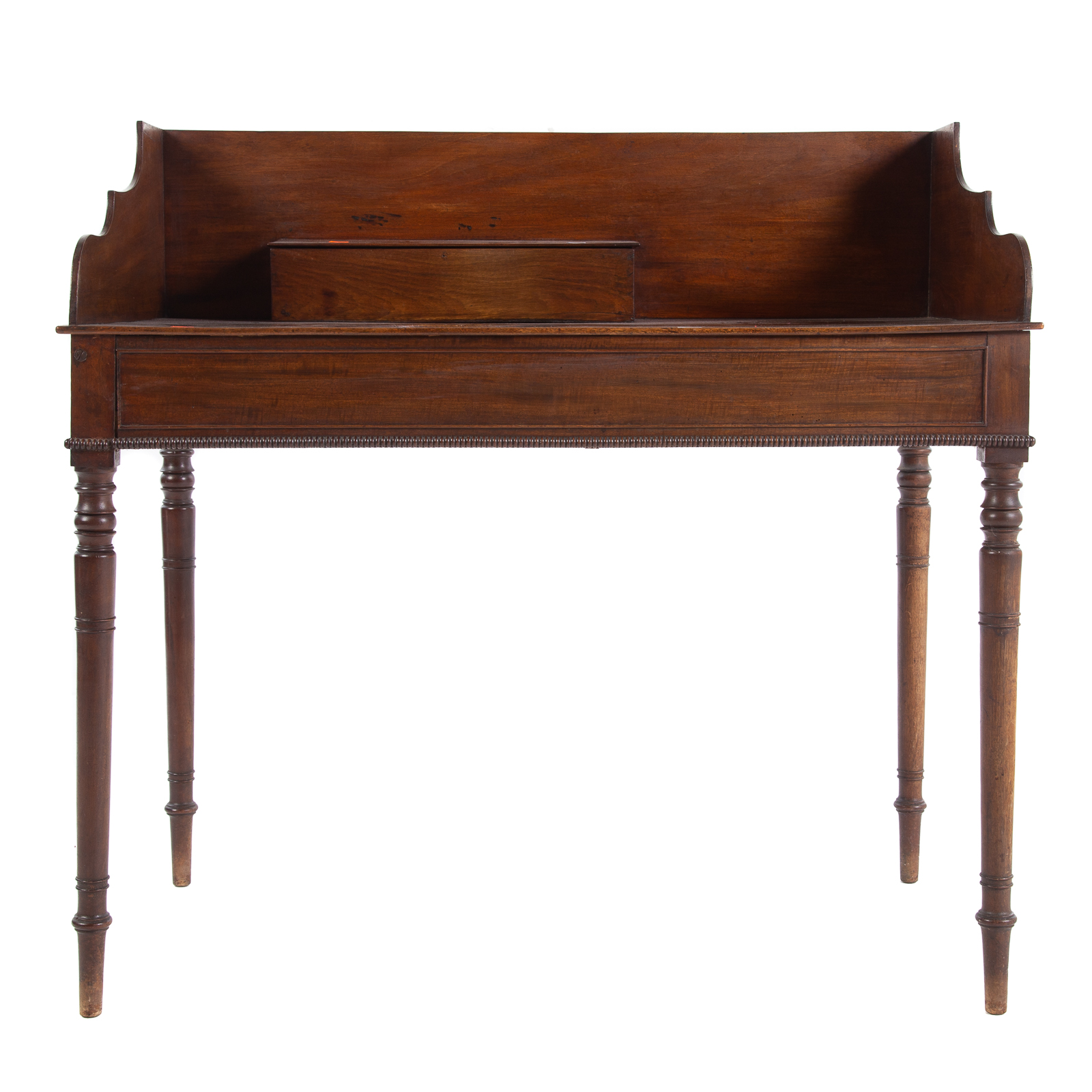 Appraisal: FEDERAL MAHOGANY WASH STAND WITH MOCHA BASIN Early th century