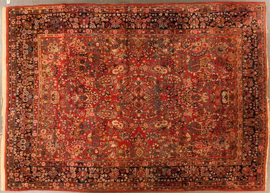 Appraisal: Semi-antique Sarouk carpet Iran circa x