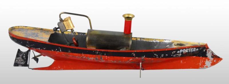 Appraisal: Live Steam Weeden No Steam Boat Toy Description The Porter