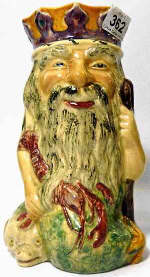 Appraisal: Large Shorter and Son Toby Jug Father Neptune height cm