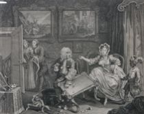 Appraisal: William Hogarth English - From the series Harlot's Progress created