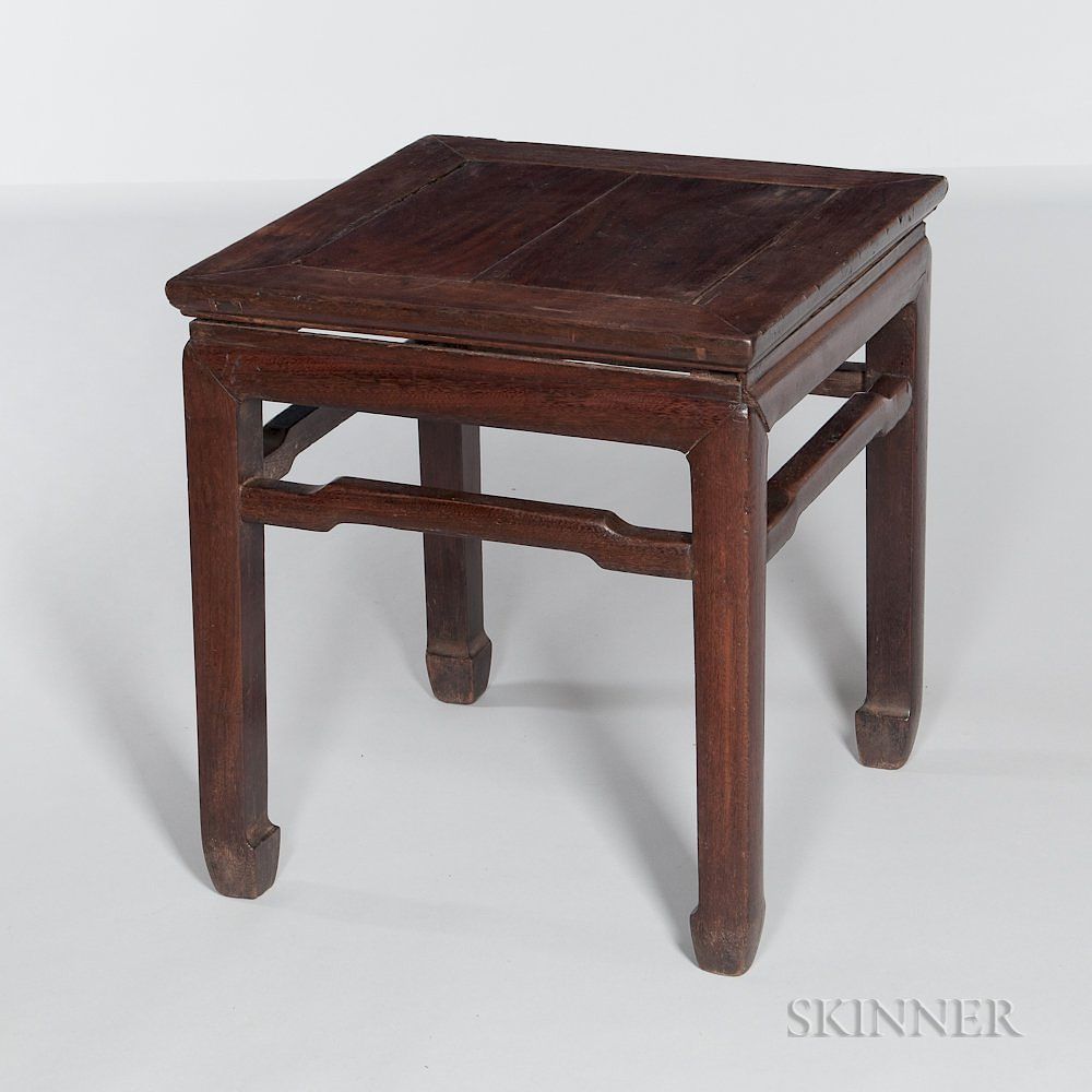 Appraisal: Jichimu Wood Stand Jichimu Wood Stand China th th century