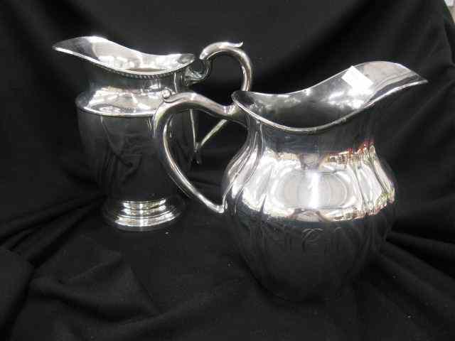 Appraisal: Silverplate Water Pitchers ''