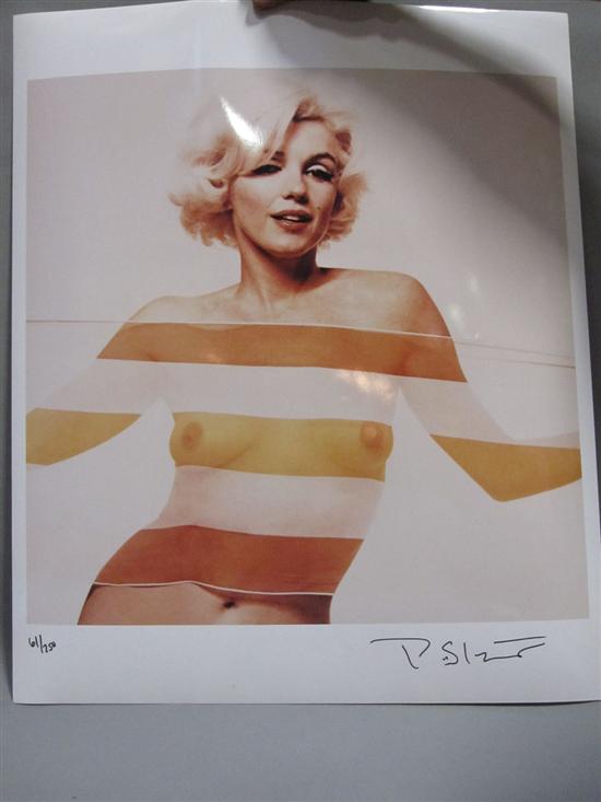 Appraisal: BERT STERN MARILYN MONROE LAST SITTING PHOTOGRAPH Chromogenic print First