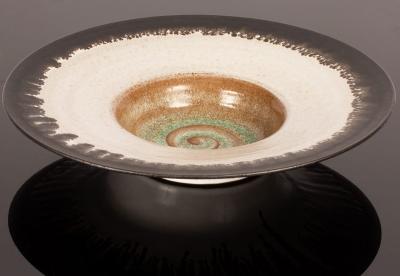 Appraisal: Peter Wills born large footed porcelain bowl with wide rim