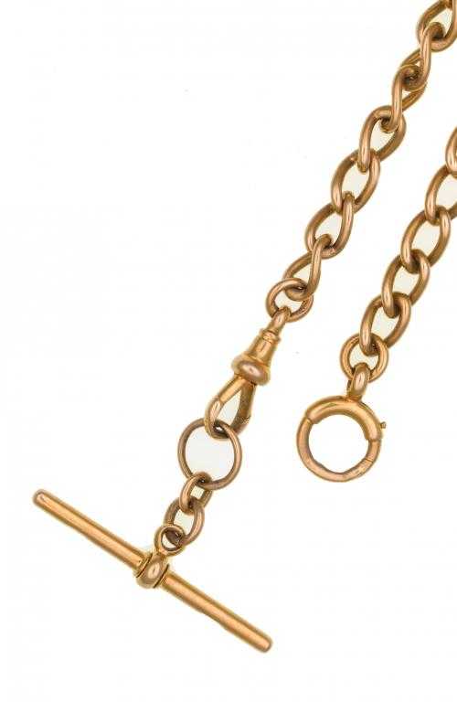 Appraisal: AN CT GOLD ALBERT of snaffle links c