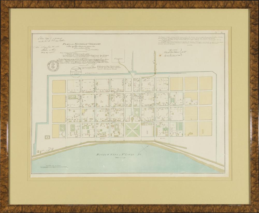 Appraisal: Map of the City of New Orleans Plan de la