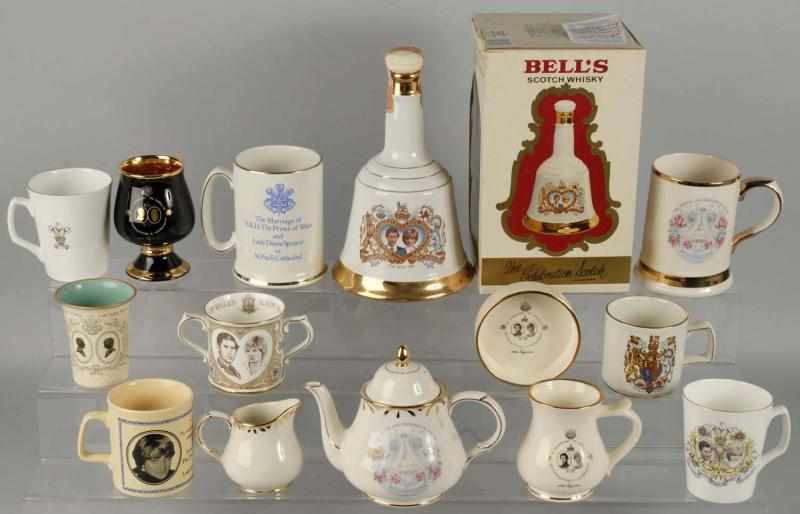 Appraisal: Large Lot of English Coronation Ware Description Includes Princess Diana