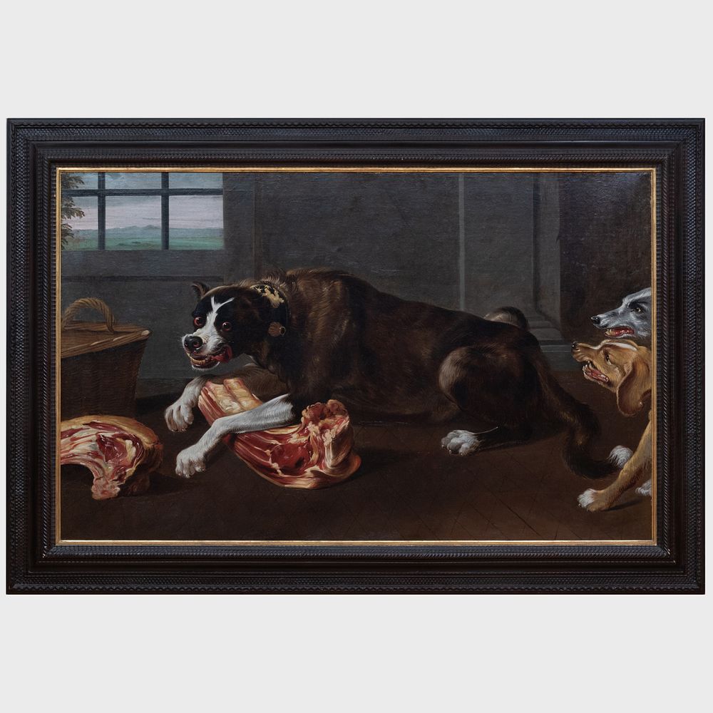 Appraisal: Attributed to or After Juriaen Jacobsen c - A Hound