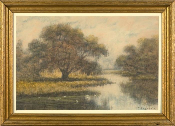 Appraisal: Alexander John Drysdale American New Orleans - Bayou Oak oil