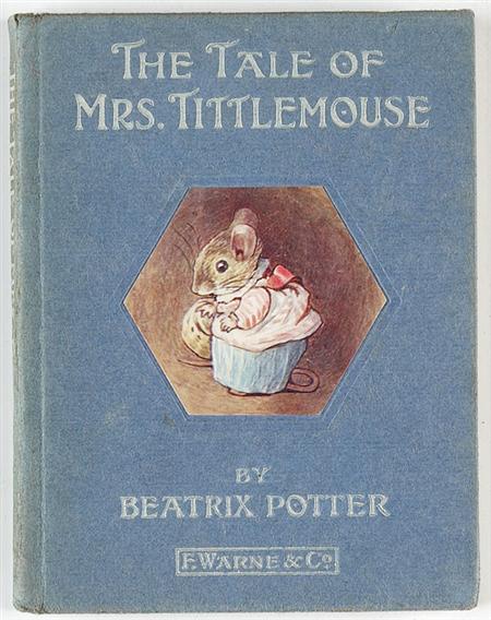 Appraisal: Potter Beatrix The tale of Mrs Tittlemouse London Frederick Warne