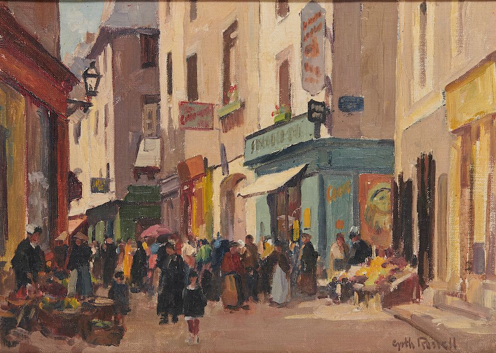 Appraisal: GYRTH RUSSELL Canadian - Rue de la Ville St Malo