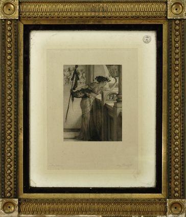 Appraisal: After Sir Lawrence Alma-Tadema British - At the Games Engraving