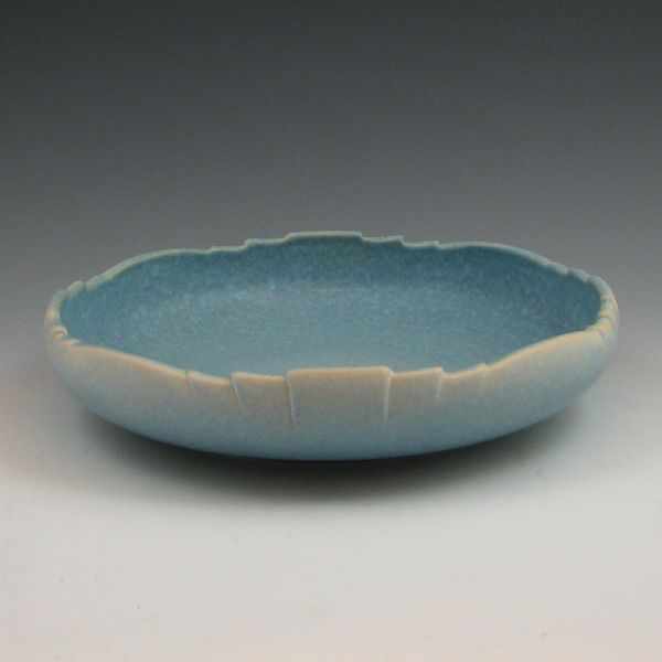 Appraisal: Roseville Rozane Pattern bowl in blue Marked Roseville USA -