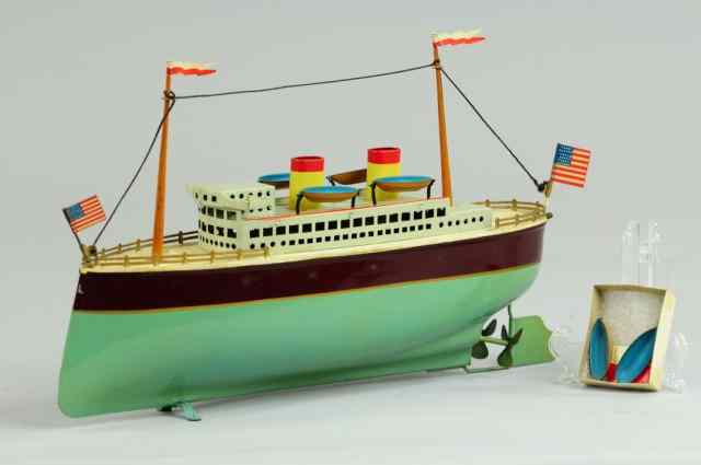 Appraisal: ARNOLD OCEAN LINER Germany c 's beautiful green and brown