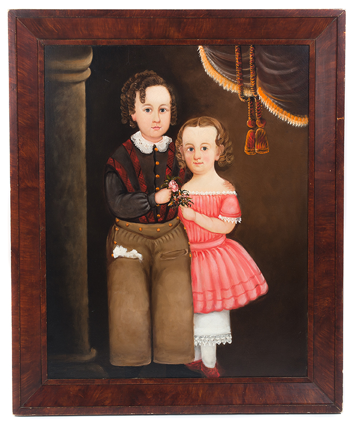 Appraisal: PORTRAIT OF THE SANDERSON CHILDREN BY WILLIAM MATTHEW PRIOR MASSACHUSETTS